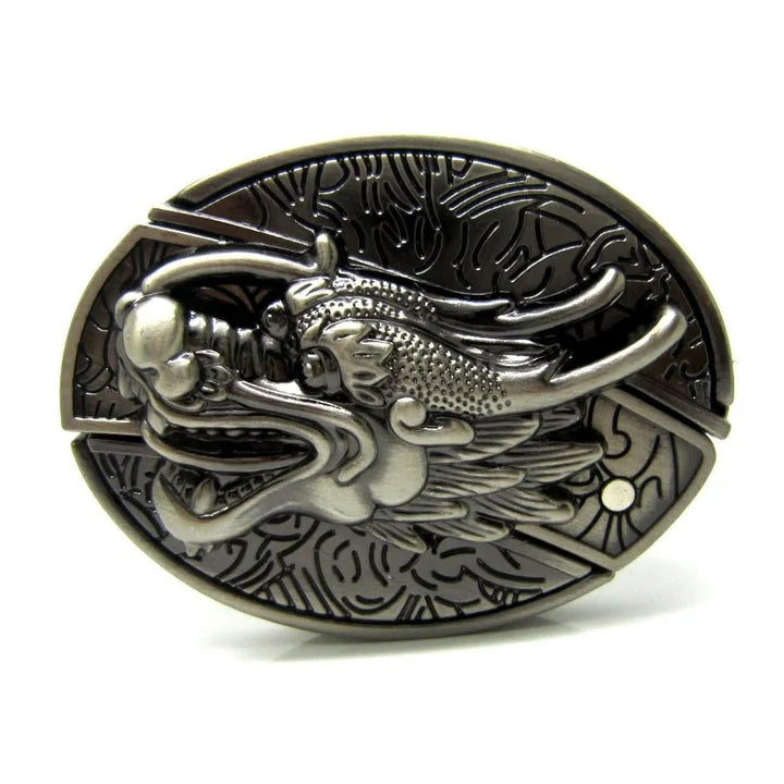 Herren Leder-Punkgürtel | Vintage-Metallschnallen Designs