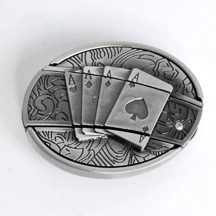 Herren Leder-Punkgürtel | Vintage-Metallschnallen Designs