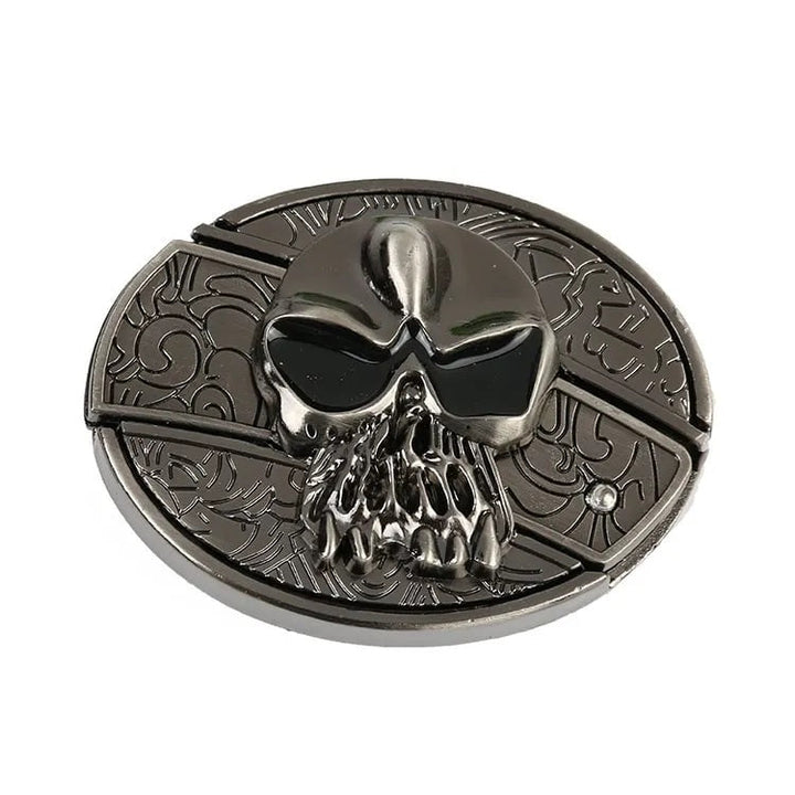 Herren Leder-Punkgürtel | Vintage-Metallschnallen Designs