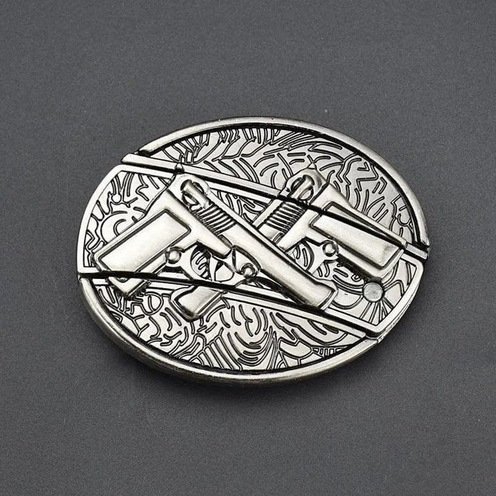 Herren Leder-Punkgürtel | Vintage-Metallschnallen Designs