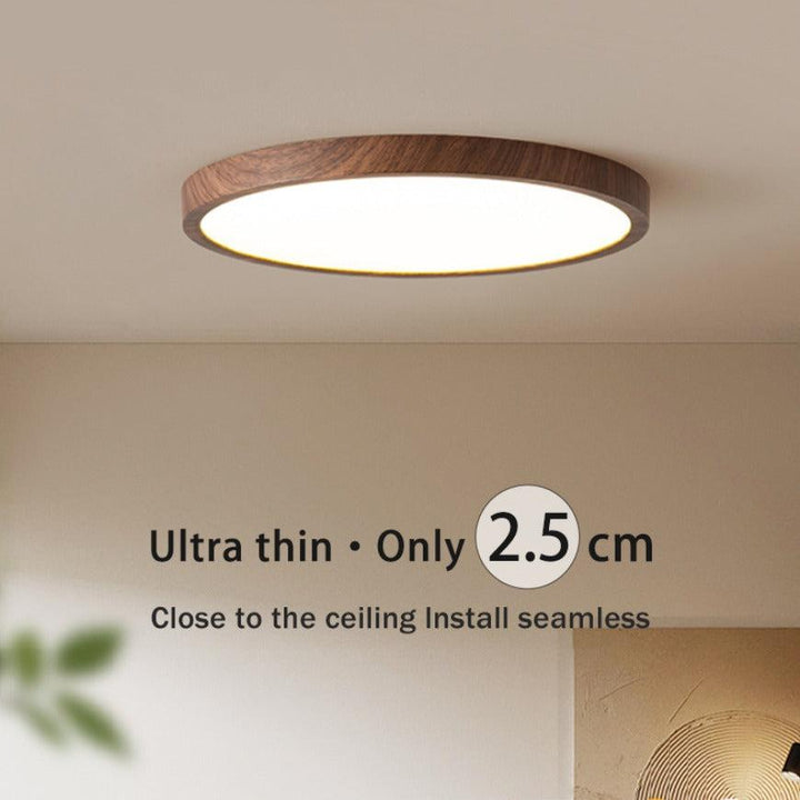 Skanto | Dünne runde Deckenleuchte | Einstellbare LED, Modern | Wohnzimmer & Schlafzimmer