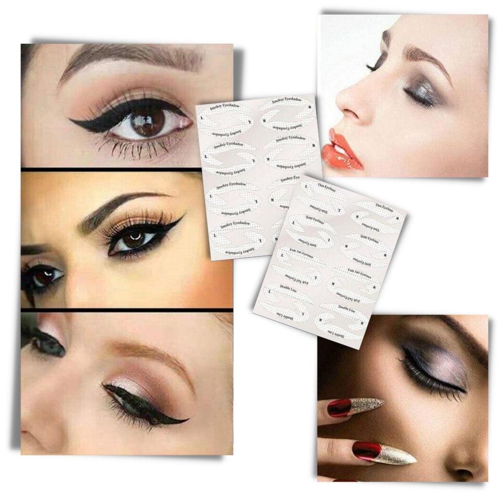 Packung schnelle Eyeliner-Schablonen