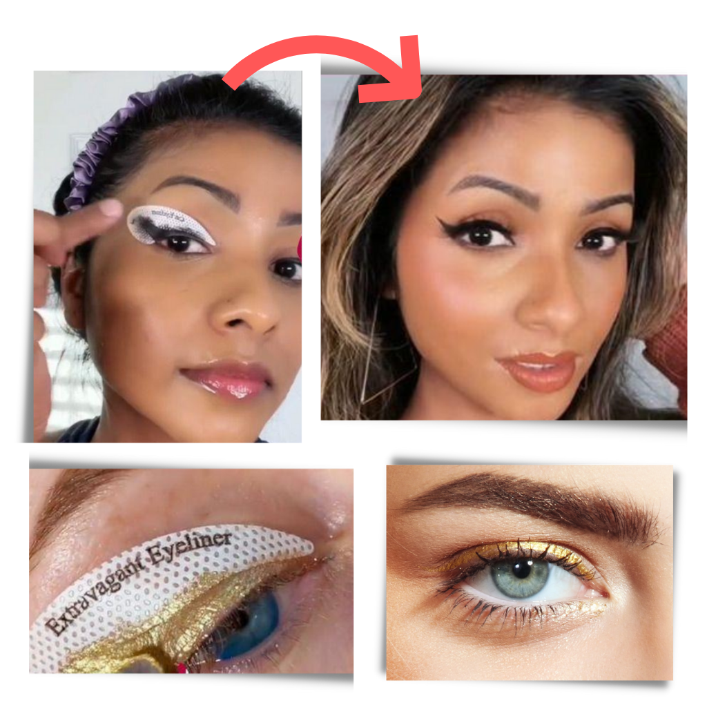 Packung schnelle Eyeliner-Schablonen