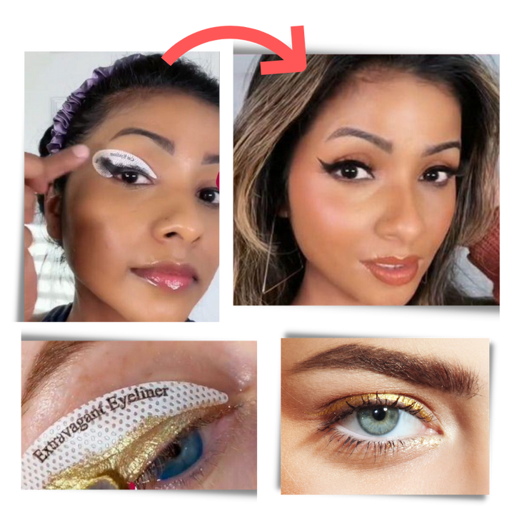 Packung schnelle Eyeliner-Schablonen