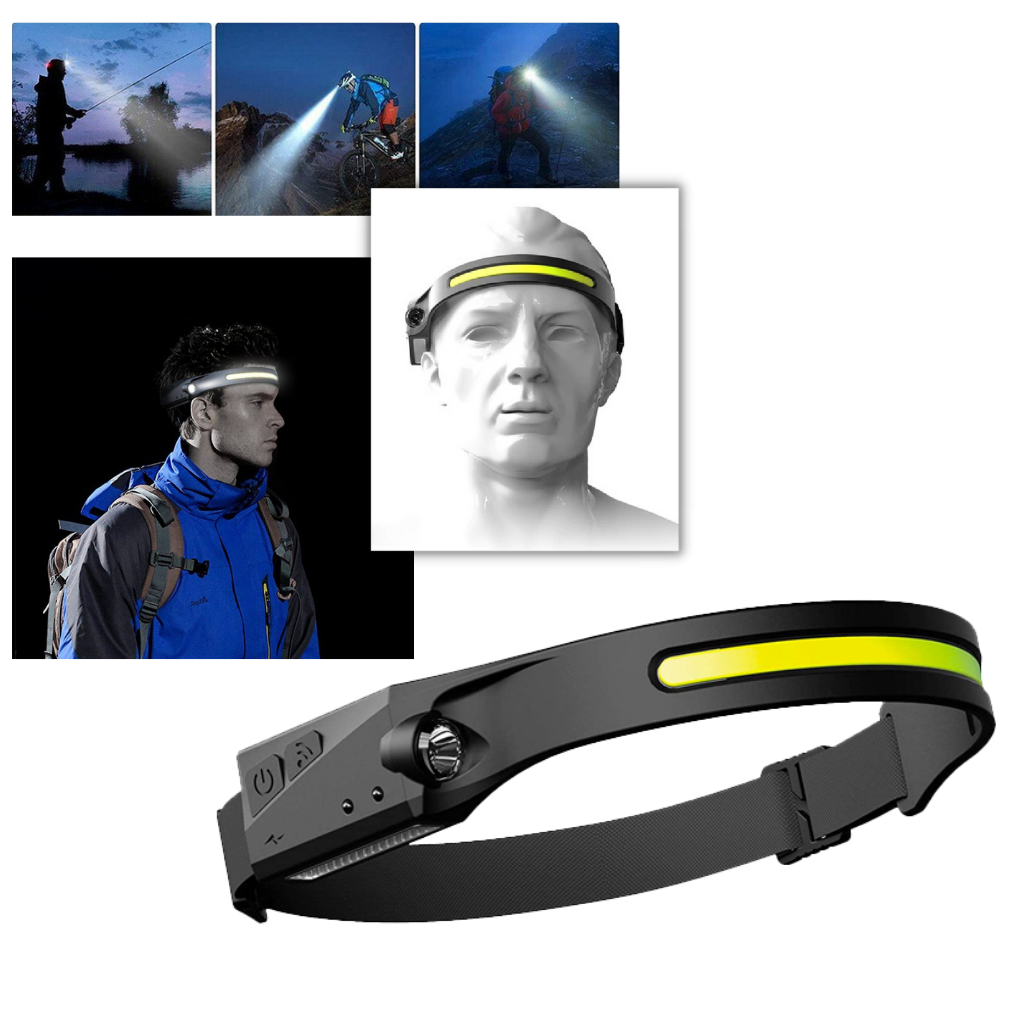 Wiederaufladbare LED-Stirnlampe