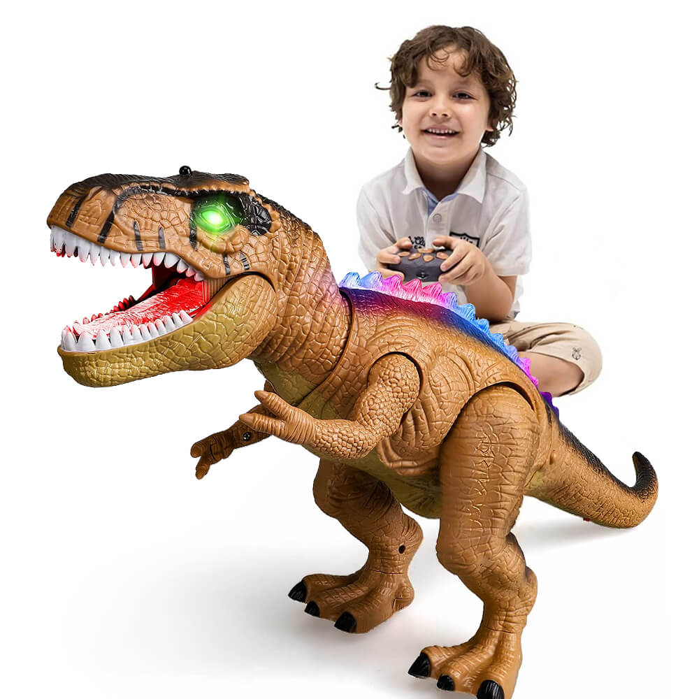 Skanto | Ferngesteuerter T-Rex Dinosaurier mit LED-Lichtern und Brüllgeräusch