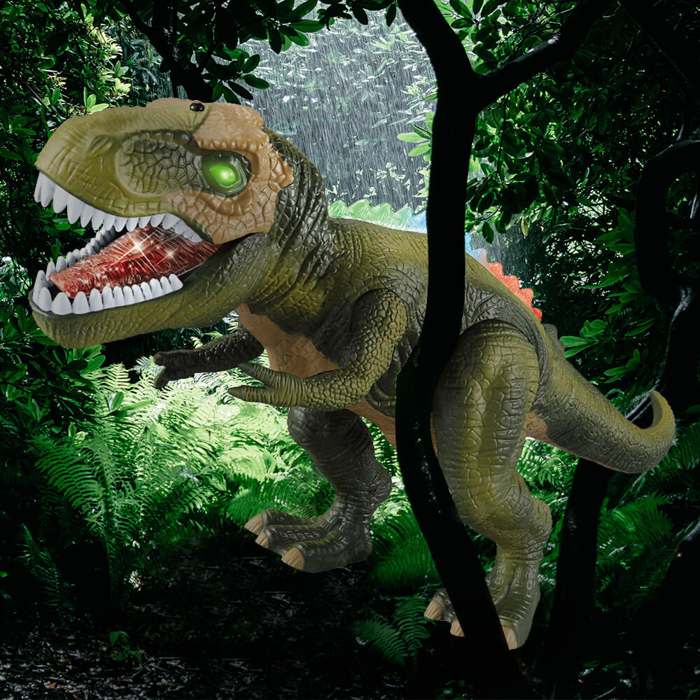 Skanto | Ferngesteuerter T-Rex Dinosaurier mit LED-Lichtern und Brüllgeräusch
