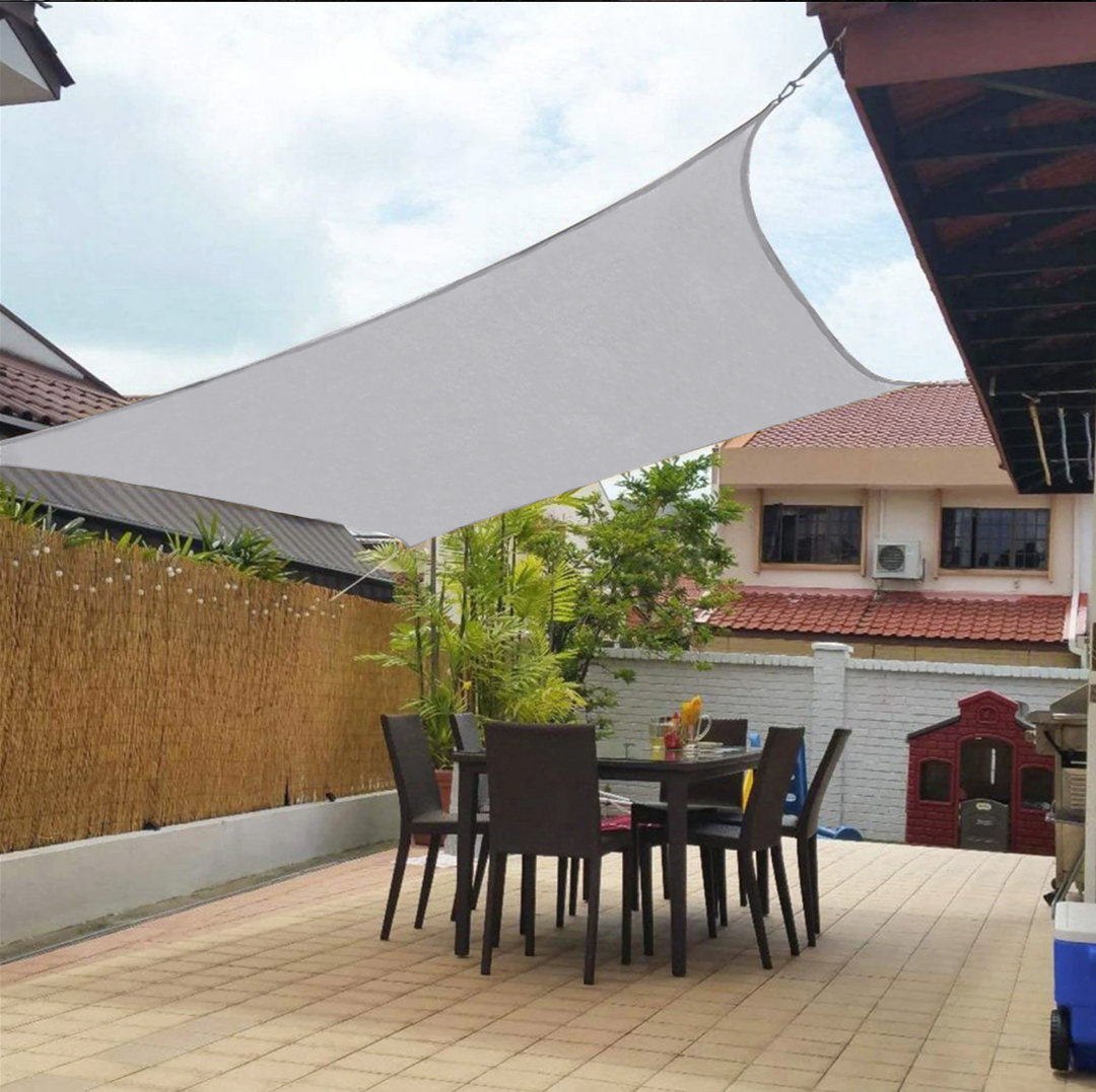 Skanto | Wasserdichtes Sonnensegel – UV-Schutz für Balkon, Garten oder Terrasse (Dreieckig oder Quadratisch)