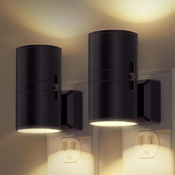 Skanto | Dimmbares Steckdosen-Nachtlicht mit Bewegungssensor - LED-Licht für Schlafzimmer, Flure und Treppen