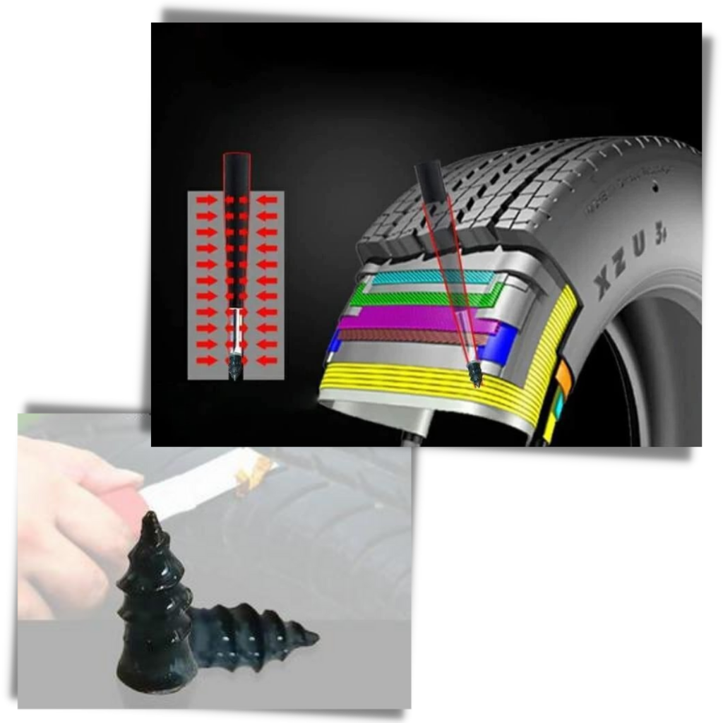 Reparatur-Nägel für Gummireifen