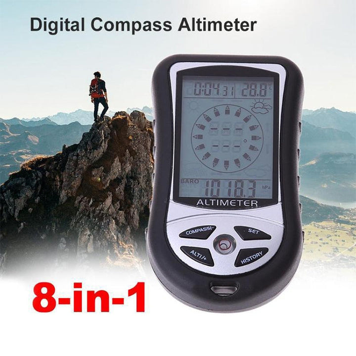 Skanto | Digitaler Kompass, Höhenmesser, Barometer, Thermometer