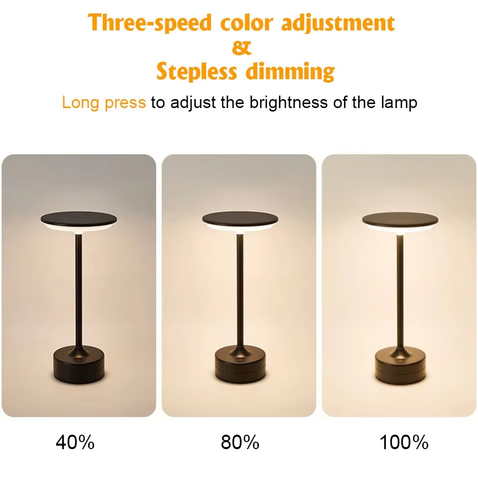 Skanto | USB wiederaufladbare LED-Tischlampe mit Touch-Sensor