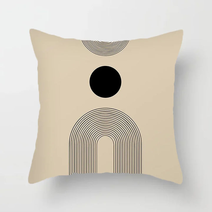 Moderne Kunst Abstraktes Muster Dekorative Kissenbezüge Kreative Linie Sofa Stuhl Kissenbezug Home Office Dekor | Skanto