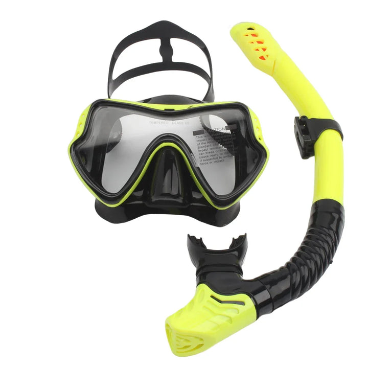 Skanto | Erwachsenen Unisex Schnorchel-Tauchmasken-Set mit Brille