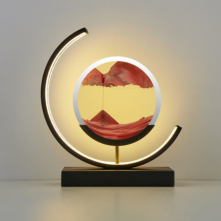 Skanto | LED-Tischlampe mit beweglicher Sandlandschaft – SandLight