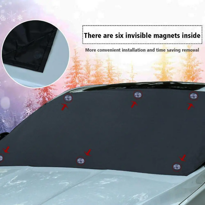 Skanto | AllWeather Shield – Magnetischer Windschutzscheiben-Schutz für Autos, Anti-Frost & UV