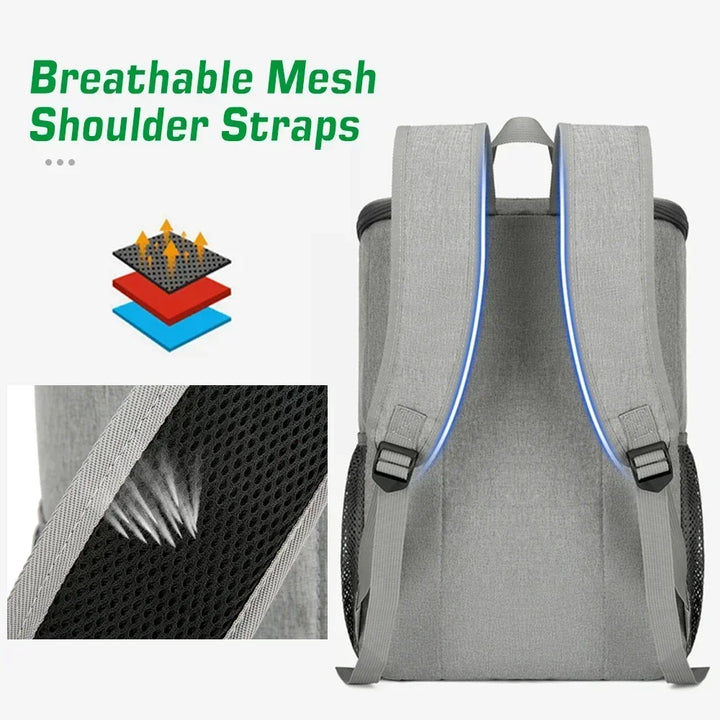 Skanto | FrostoPak Kühlrucksack 30L | Auslaufsicher & Isoliert | Für Camping, Wandern & Picknicks | Oxford-Gewebe