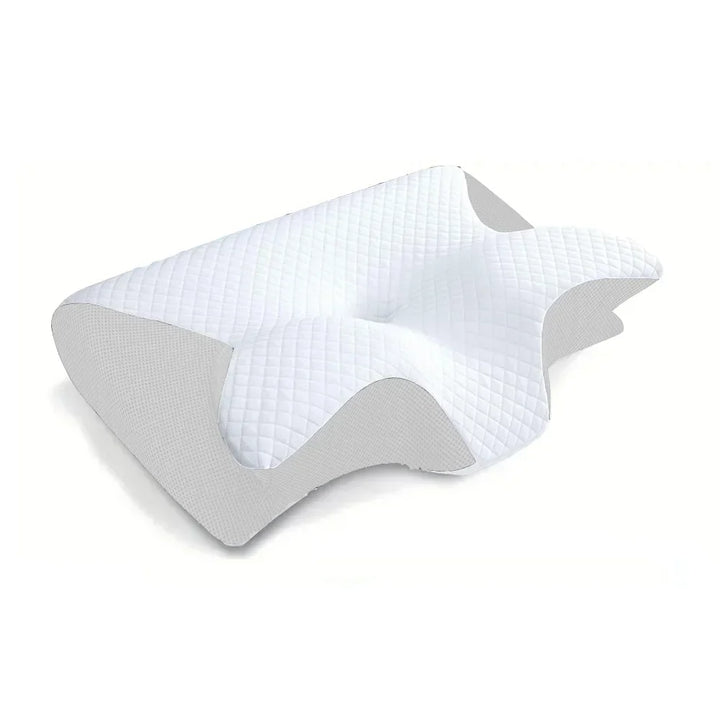 Skanto | Memory Foam Nackenkissen | Ergonomisches 2-in-1-Design zur Linderung von Nackenschmerzen & für komfortablen Schlaf