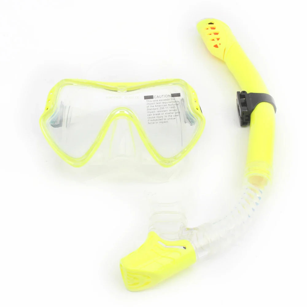 Skanto | Erwachsenen Unisex Schnorchel-Tauchmasken-Set mit Brille