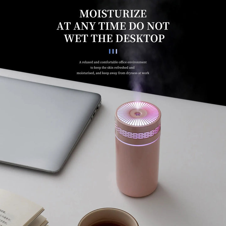 Skanto | 250ML Tragbarer Auto-Luftbefeuchter - USB LED Aroma-Diffusor