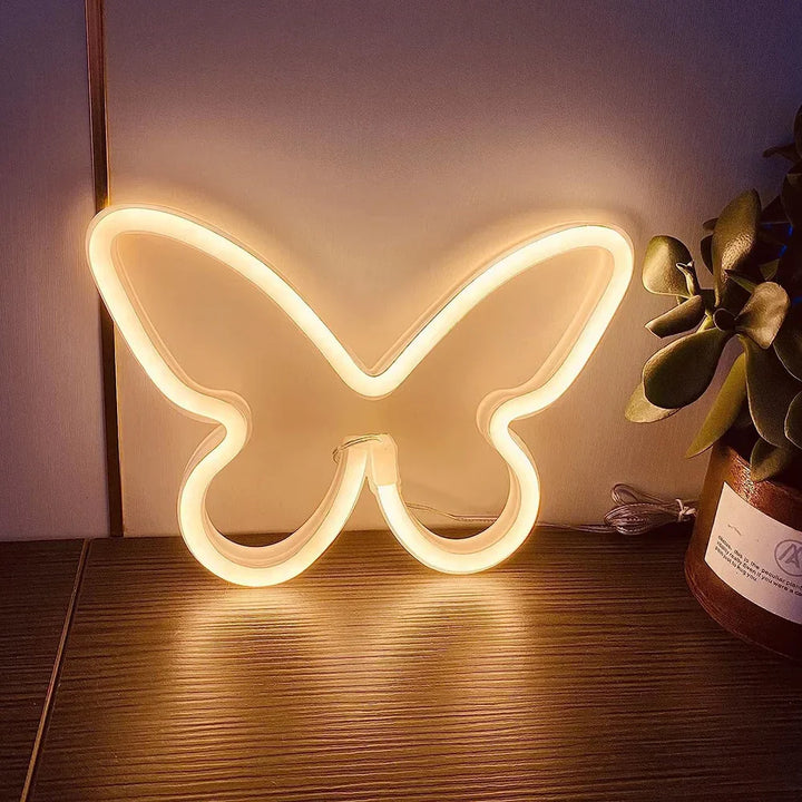 Skanto Neon Schild – USB-/Batteriebetriebenes LED-Neonlicht für die Heimdekoration