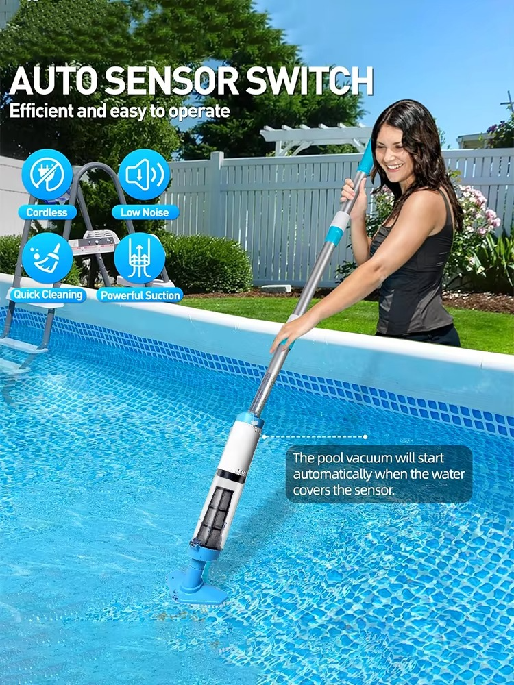 Skanto | 3-in-1 Kabelloser, wiederaufladbarer Pool-Staubsauger