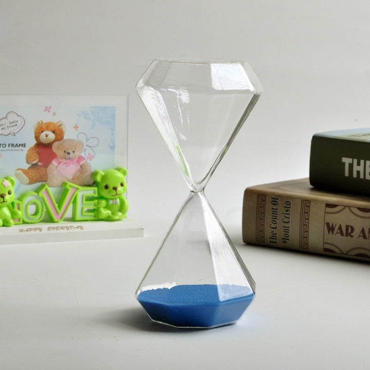 Skanto | 5-60 Minuten Diamant-Sanduhr, Sand-Timer, Sandglas, Kindergeschenk, Timer, Heimdekoration, Erhältlich in mehreren Farboptionen