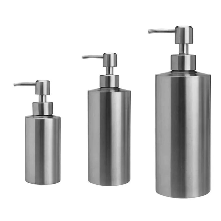 Skanto | Eleganter Edelstahl-Handpumpen-Seifenspender 250ml/350ml/550ml