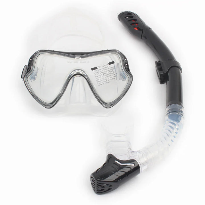 Skanto | Erwachsenen Unisex Schnorchel-Tauchmasken-Set mit Brille