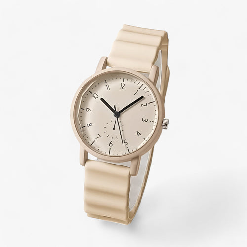 Skanto | Mina Jelly Watch – Farbenfrohe Quarzuhr mit elegantem Silikon-Wellenarmband