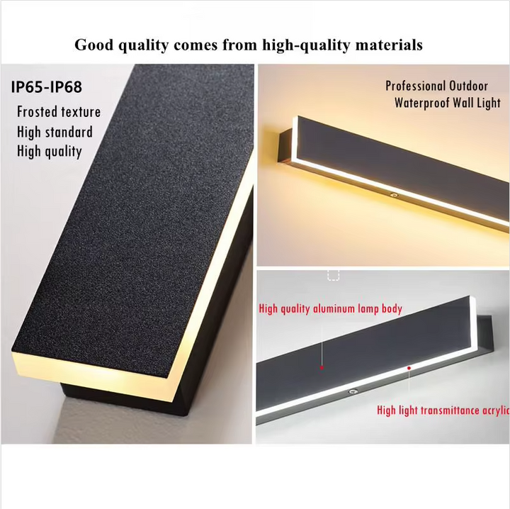 Skanto | Elegante wasserdichte LED-Außenwandleuchte