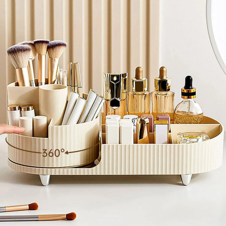 Skanto | Eleganza – Luxuriöser Beauty-Organizer mit schlankem, drehbarem Design