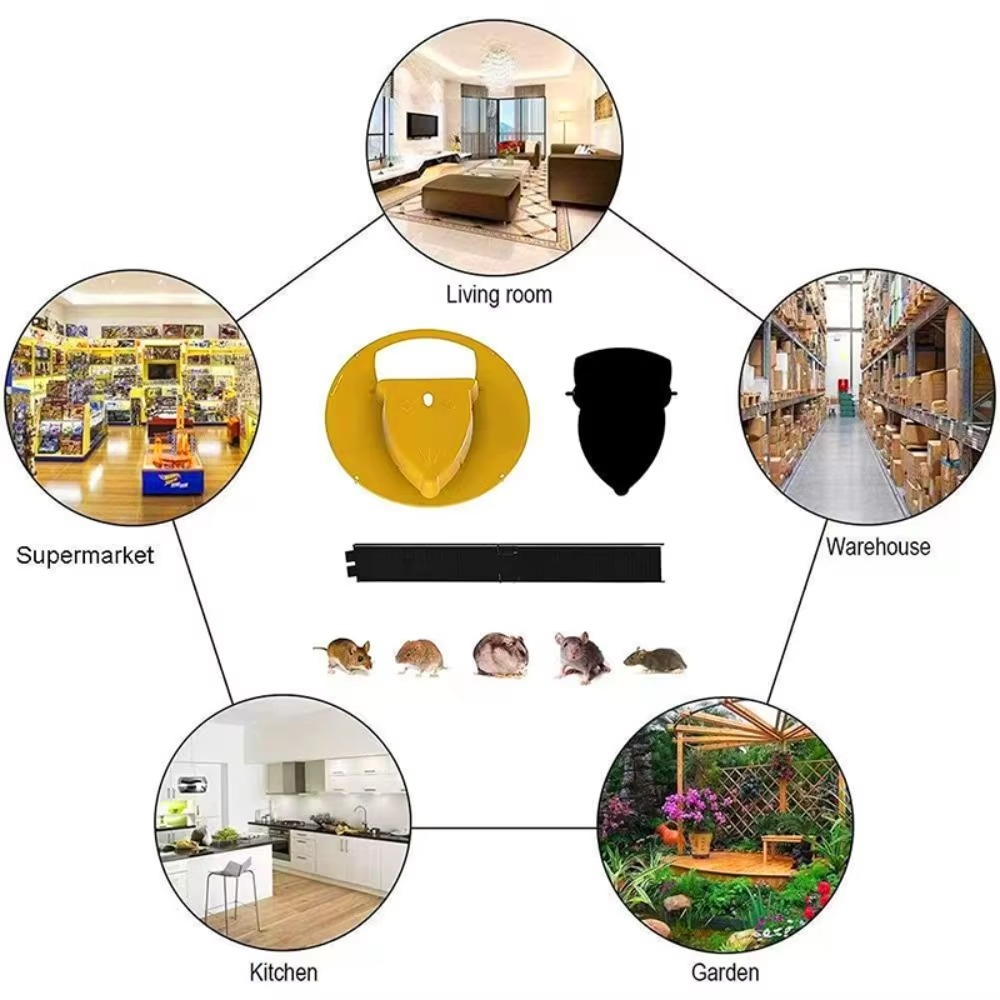 Skanto | Automatische Reset-Mausefalle für die Schädlingsbekämpfung in Haus und Garten