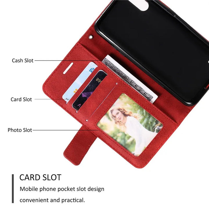 Skanto | Flip Magnetische Lederhülle für Samsung Galaxy A Serie