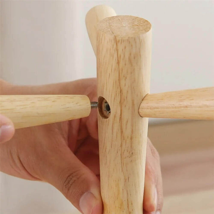 Robuster Tassenhalter aus Holz: Tassenbaum in verschiedenen Formen + Farben