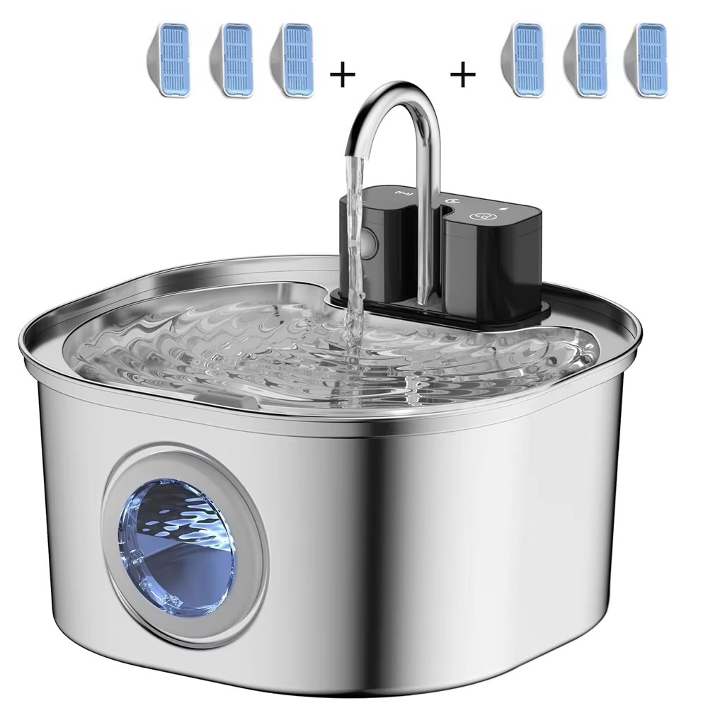 Skanto | Automatische Haustier-Tränkestation mit großer Kapazität, USB-Ladefunktion und Smart Sensor