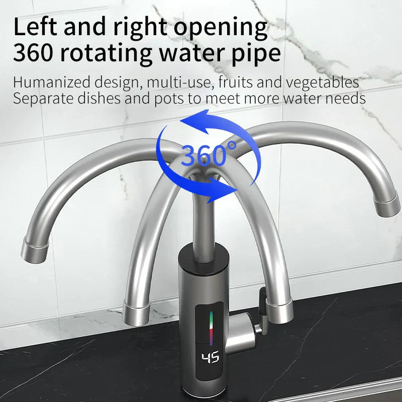 Skanto | Aqualis Elektrischer Küchenhahn – Sofort heißes Wasser in Sekunden