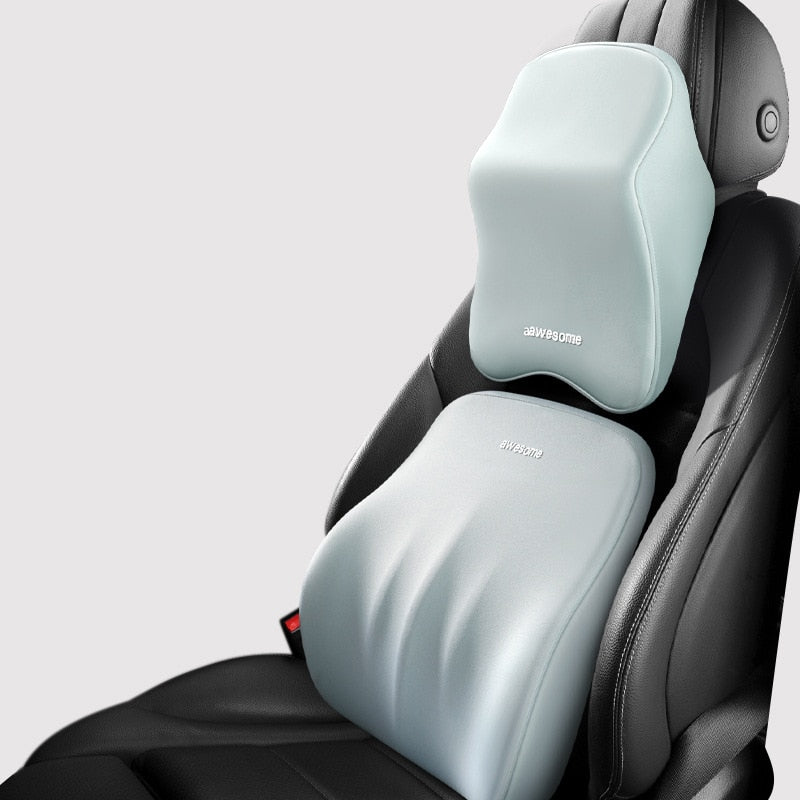 Skanto | ErgoDrive Auto-Stütze – Orthopädisches Kissen zur Linderung von Nacken- & Rückenschmerzen beim Autofahren