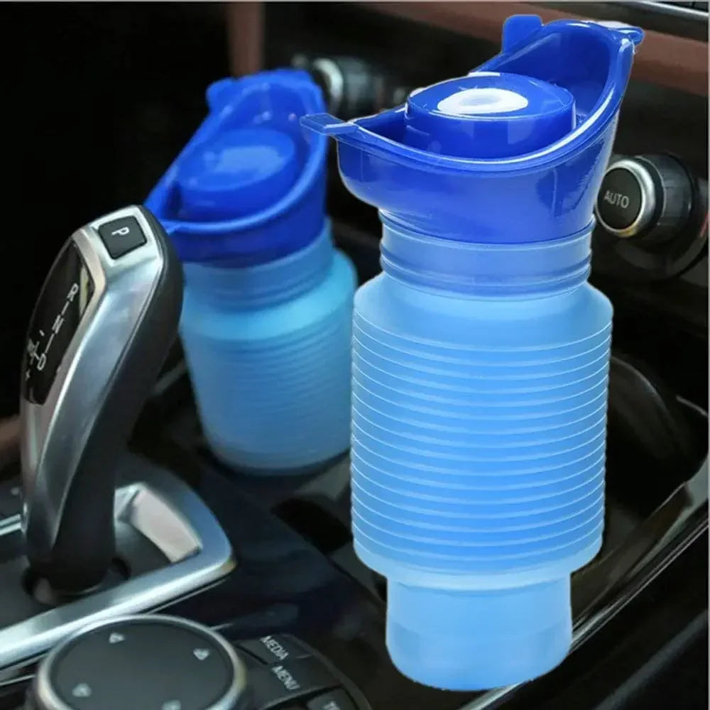 Skanto | Ansblue 750ML tragbares Urinal – faltbar & kompakt für Reisen, Camping & Wandern, geeignet für Frauen, Männer & Kinder