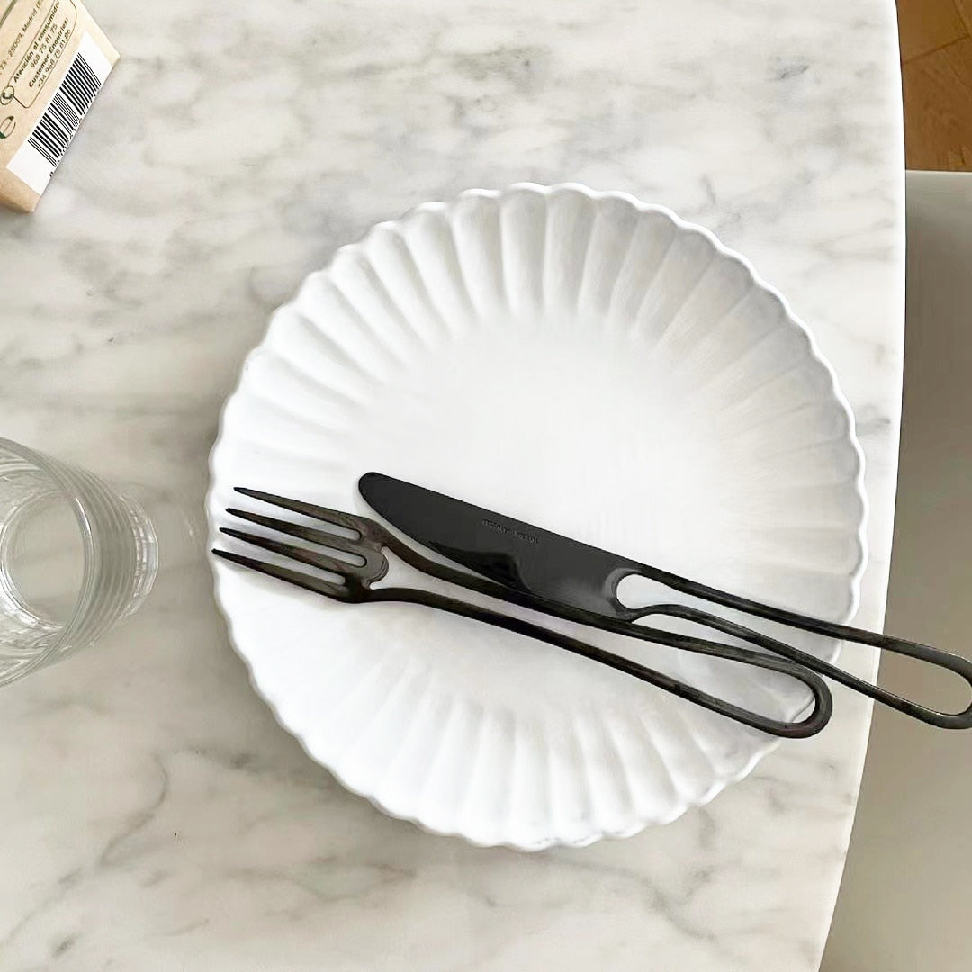 Skanto | Besteckset mit Umriss aus Edelstahl