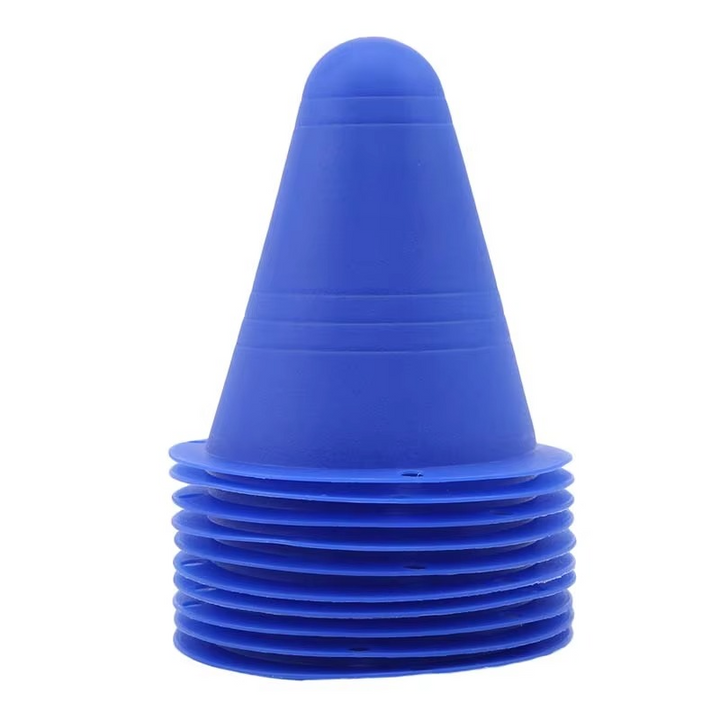 Skanto | 10er-Pack Trainingshütchen für Skating, Fußball und Sportübungen