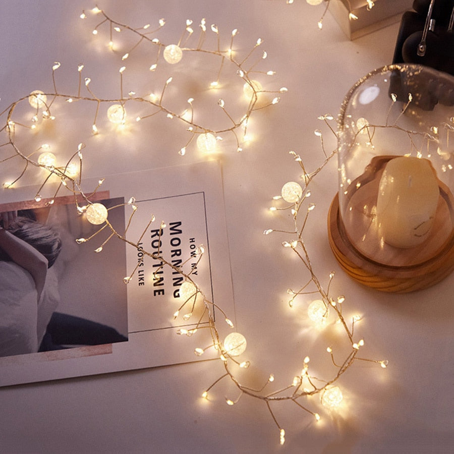 Skanto | Skanto Feuerwerk Fairy Twinkle Cluster Lichterkette