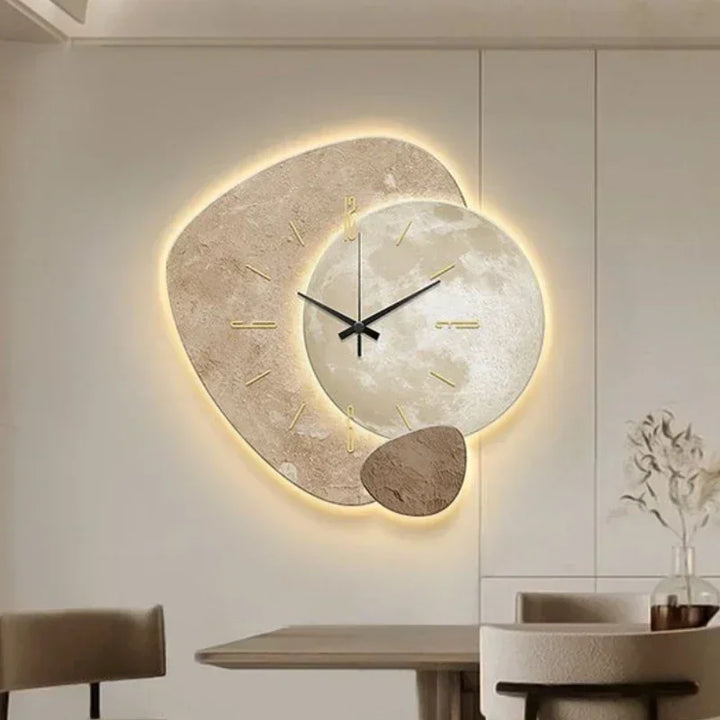 CreamWind Uhr – Stilvolle moderne LED-Wanduhr