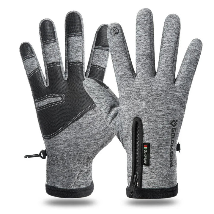 Skanto Skanto | IronRide Motorrad Winterhandschuhe | Wasserdicht & Winddicht | Fleece-gefüttert & Touchscreen-kompatibel | Taktisches Design