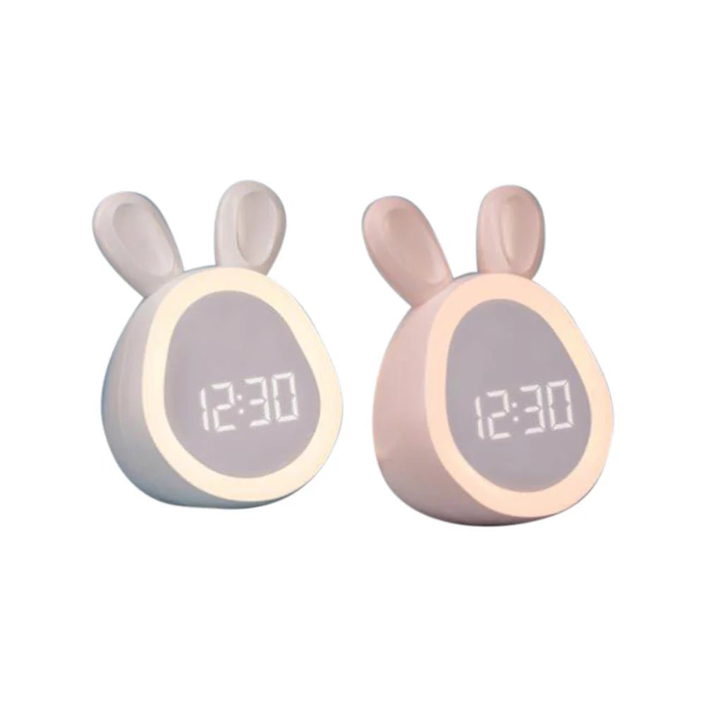 Skanto | WakkerKonijn – Kinderwecker mit LED-Nachtlicht und verspieltem Hasen-Design