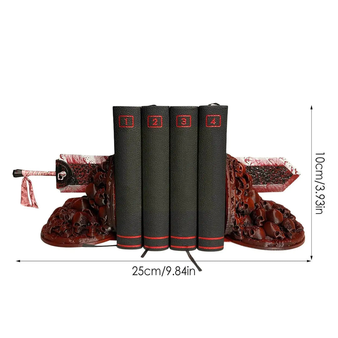 Skanto Skanto | Berserk Buchstützen Furious Buchstützen Dragon Slayer Harz Handwerk Studie Kunst Dekorative Ornament Home Schreibtisch Bücherregal T4z7