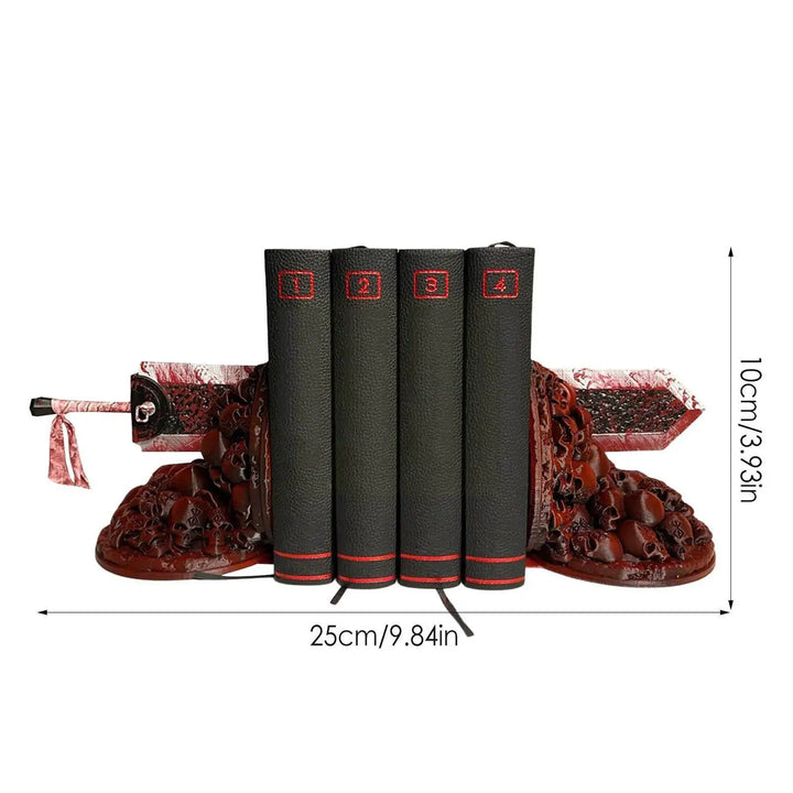 Skanto Skanto | Berserk Buchstützen Furious Buchstützen Dragon Slayer Harz Handwerk Studie Kunst Dekorative Ornament Home Schreibtisch Bücherregal T4z7