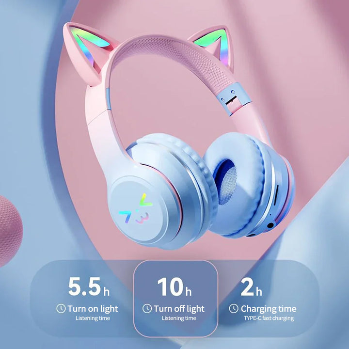 Skanto | RGB Faltbare Bluetooth-Kopfhörer