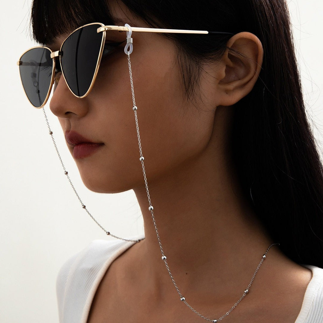 Skanto Perlen-Sonnenbrillenkette Brillenhalter