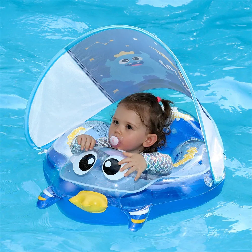 Skanto | Baby Schwimmring AquaBear | Sicherer Schwimmspaß für Babys | Für 6-36 Monate | Umweltfreundliches PVC